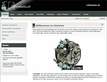 Tablet Screenshot of lilienhain.at